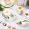 1000Pcs Spring Gnome Stickers 12 Designs Floral Gnome Decals Cute Adhesive Sealing Labels for Birthday Baby Shower Grocery Baking Bag Party Favor Supplies, 2 Rolls